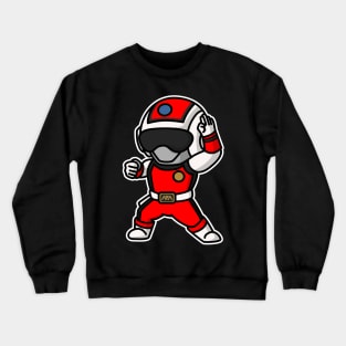 Red Flash Choushinsei Flashman Super Sentai Chibi Kawaii Style Crewneck Sweatshirt